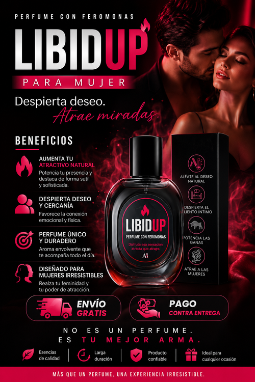 PERFUME CON FEROMONAS LIBIDUP (MUJER)