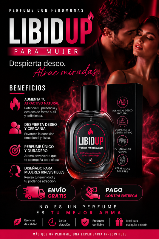 PERFUME CON FEROMONAS LIBIDUP (MUJER)