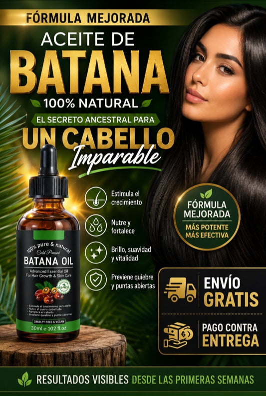 ACEITE DE BATANA - FORMULA MEJORADA 100% NATURAL