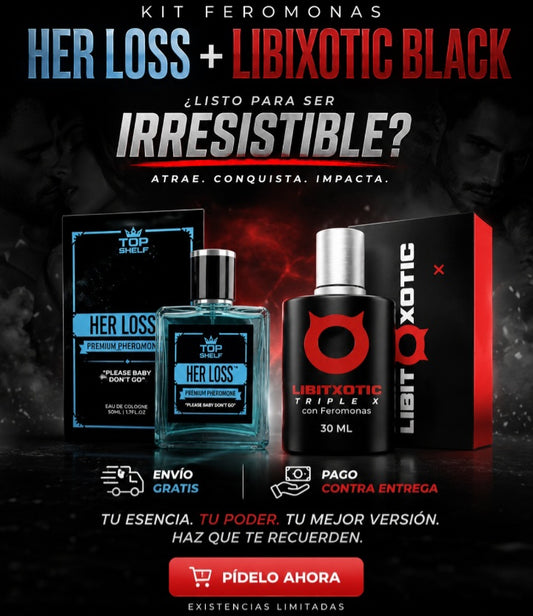KIT FEROMONAS - HER LOSS + LIBIXOTIC BLACK