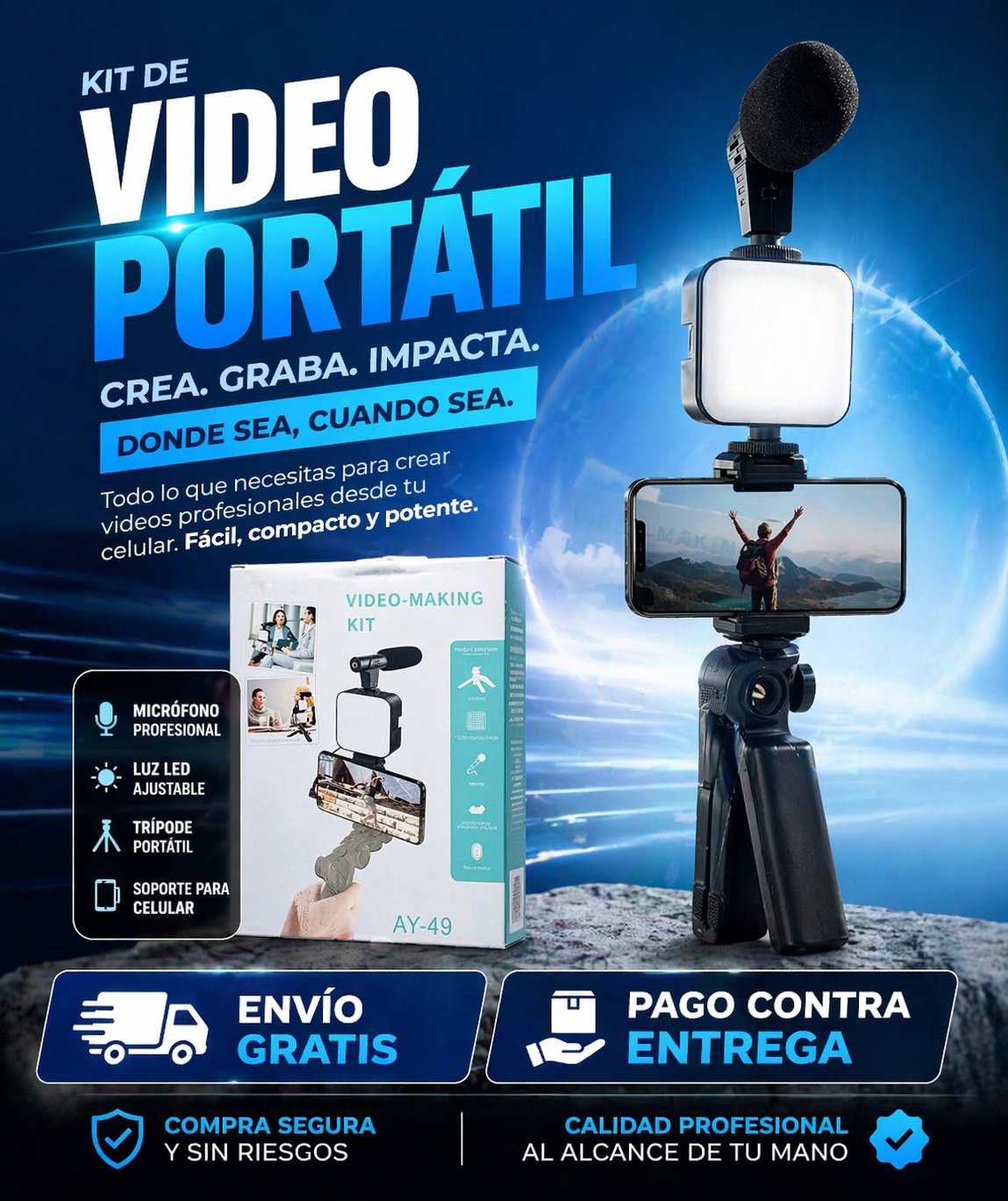 KIT DE VIDEO PORTÁTIL